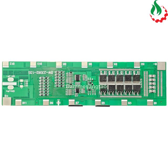 Mạch 13S 30A 48V (54.6V) BW bảo vệ pin Li-ion 3.7V chuyên dùng cho xe điện (Khung pin thẳng 18650)